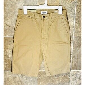 Goodfellow & Co Flat Front Linden Shorts , Mens Size 28, 10" Inseam Khaki NWT